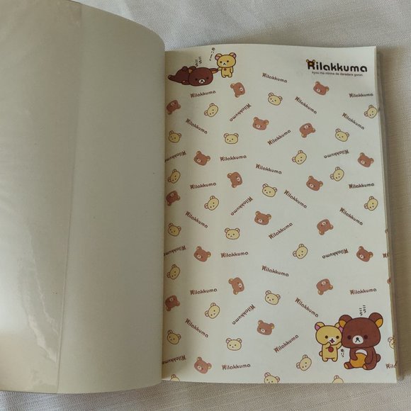 Rilakkuma Journal Notebook with Plastic Cover | 8 Designs Inside - Picture 4 of 9